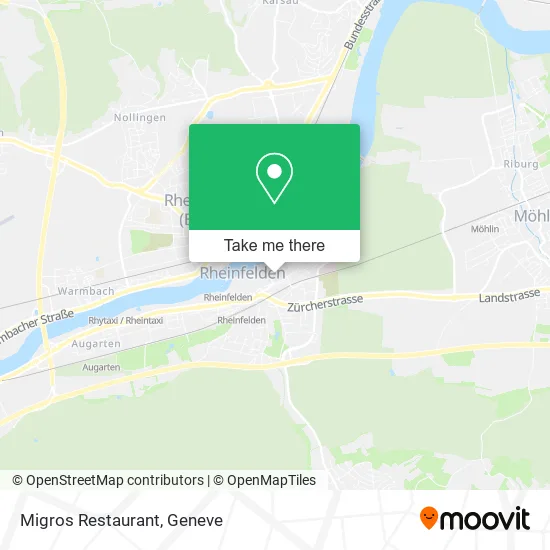 Migros Restaurant map