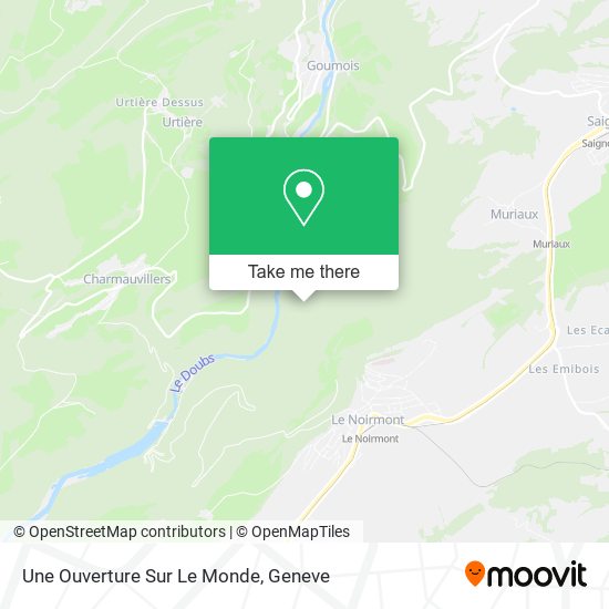 Une Ouverture Sur Le Monde map