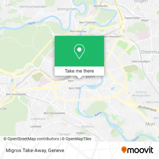 Migros Take-Away map