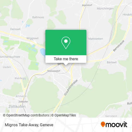 Migros Take-Away map