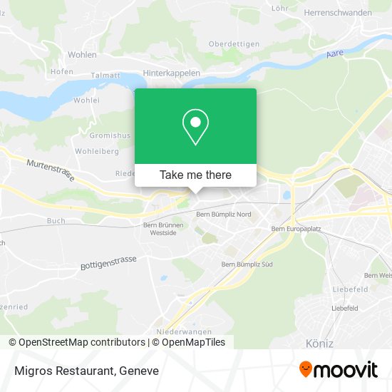 Migros Restaurant map