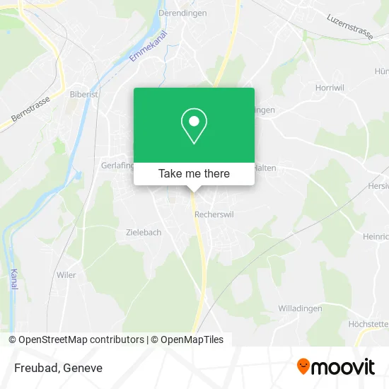 Freubad map