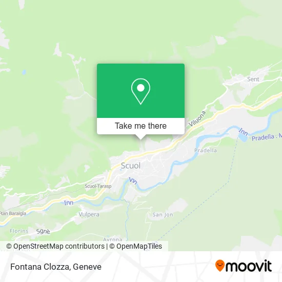 Fontana Clozza map