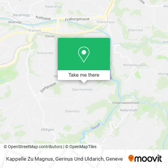 Kappelle Zu Magnus, Gerinus Und Uldarich map