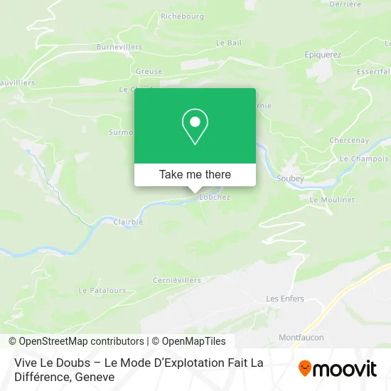 Vive Le Doubs – Le Mode DʼExplotation Fait La Différence map