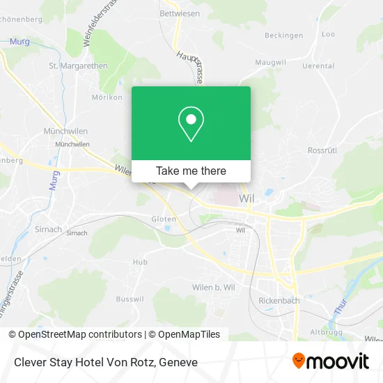 Clever Stay Hotel Von Rotz map