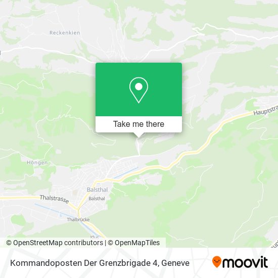 Kommandoposten Der Grenzbrigade 4 map