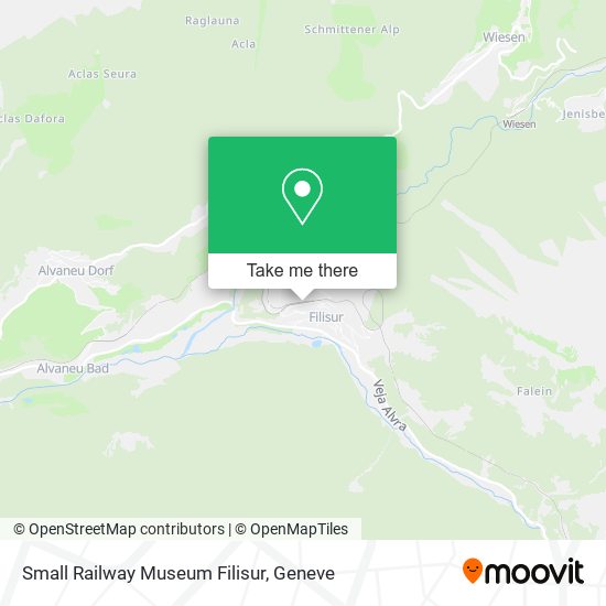 Small Railway Museum Filisur map