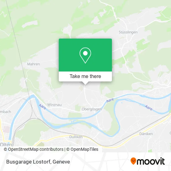 Busgarage Lostorf map