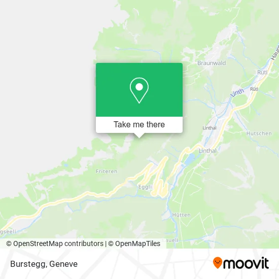 Burstegg map