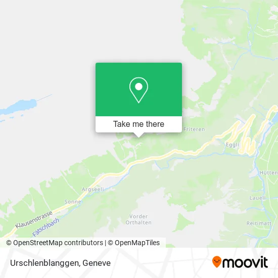 Urschlenblanggen map