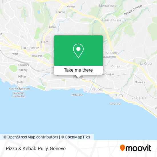 Pizza & Kebab Pully map