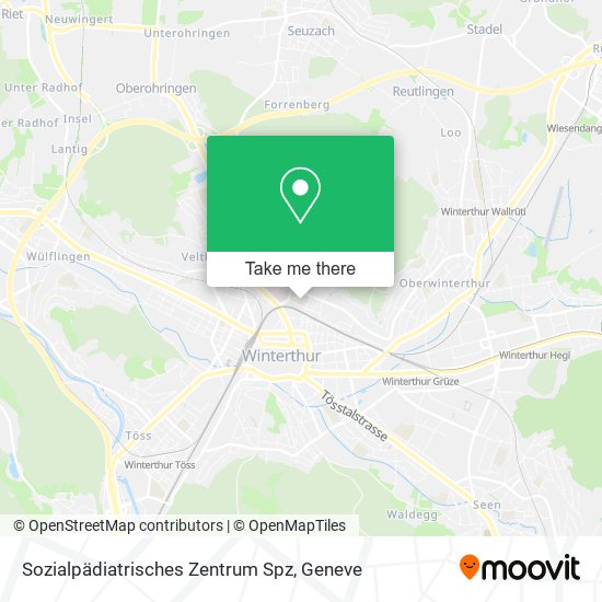 Sozialpädiatrisches Zentrum Spz map