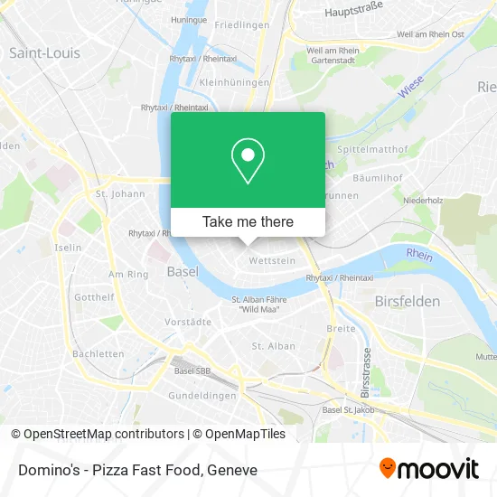 Domino's - Pizza Fast Food map