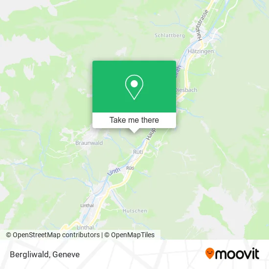 Bergliwald map