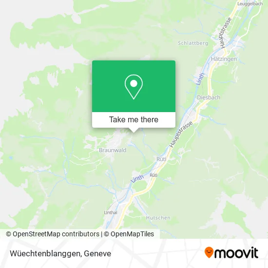Wüechtenblanggen map