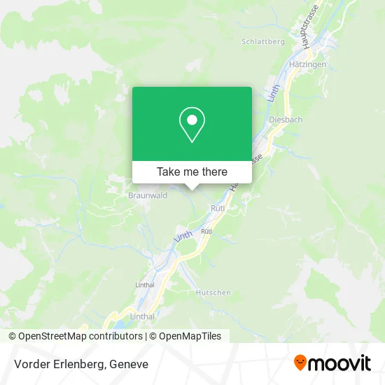 Vorder Erlenberg map