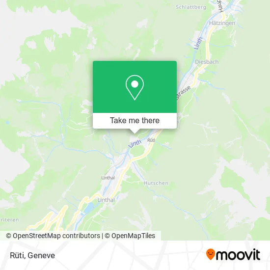 Rüti map