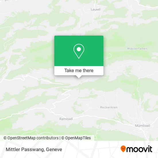 Mittler Passwang map