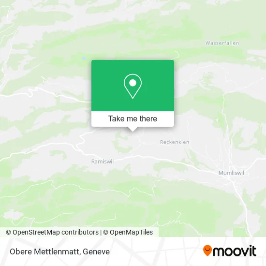 Obere Mettlenmatt map