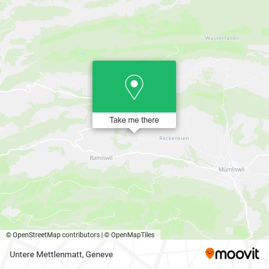 Untere Mettlenmatt map