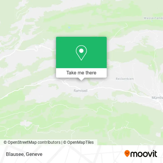 Blausee map