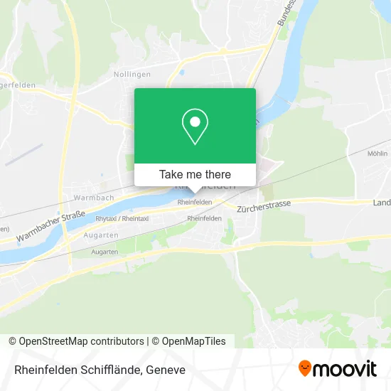 Rheinfelden Schifflände map