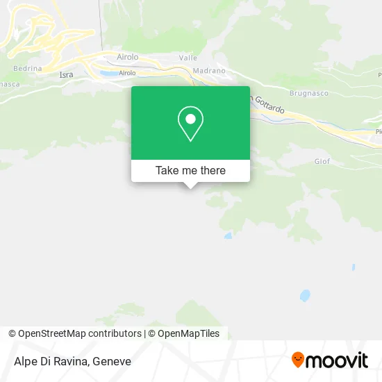 Alpe Di Ravina map
