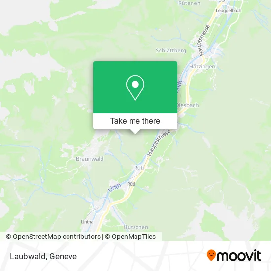 Laubwald map