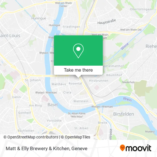 Matt & Elly Brewery & Kitchen map