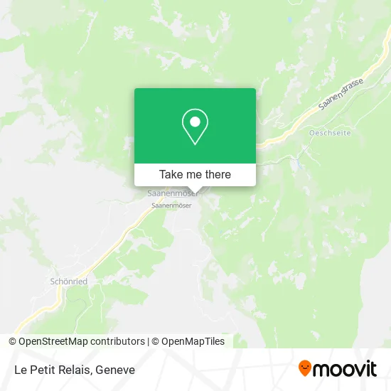 Le Petit Relais map