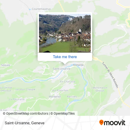 Saint-Ursanne map