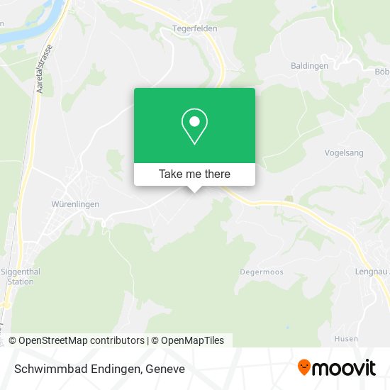 Schwimmbad Endingen map