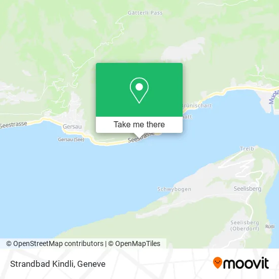 Strandbad Kindli map