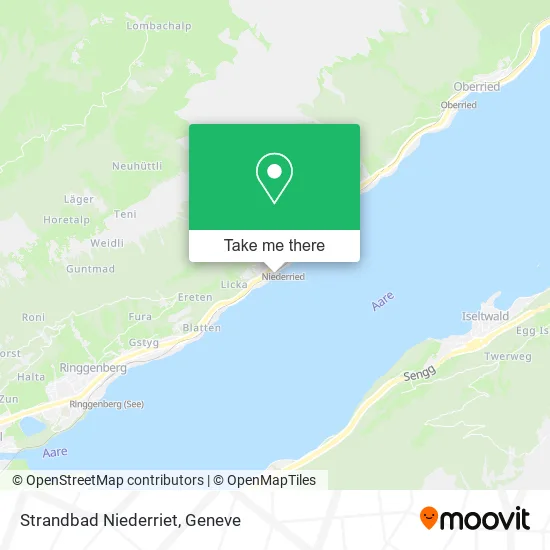 Strandbad Niederriet map