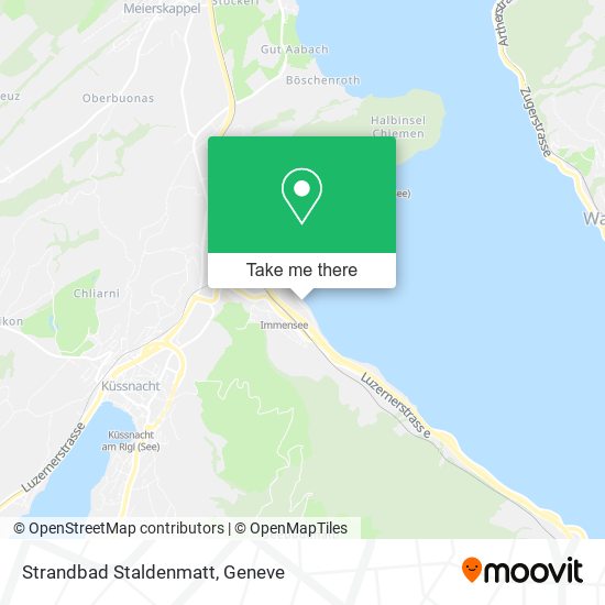 Strandbad Staldenmatt map