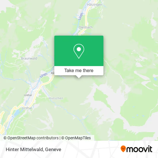 Hinter Mittelwald map