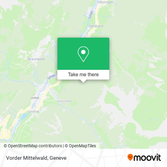 Vorder Mittelwald map