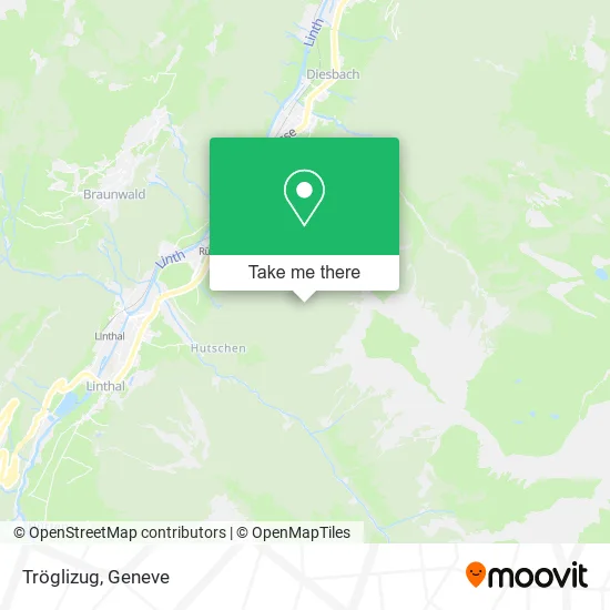 Tröglizug map