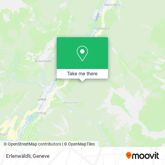 Erlenwäldli map