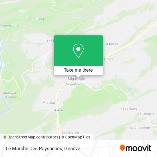 Le Marché Des Paysannes map