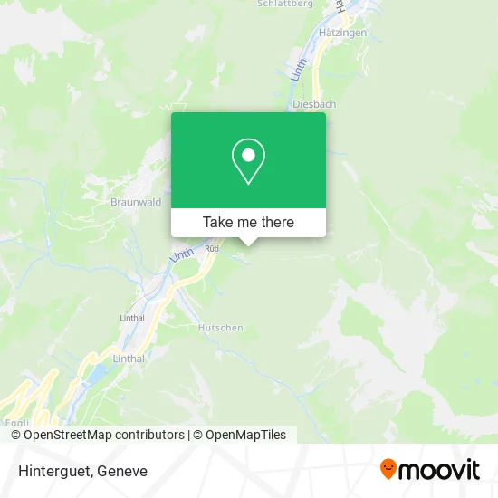 Hinterguet map