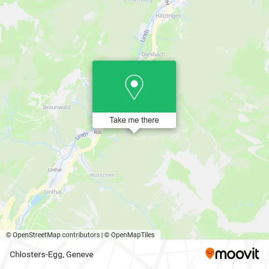 Chlosters-Egg map