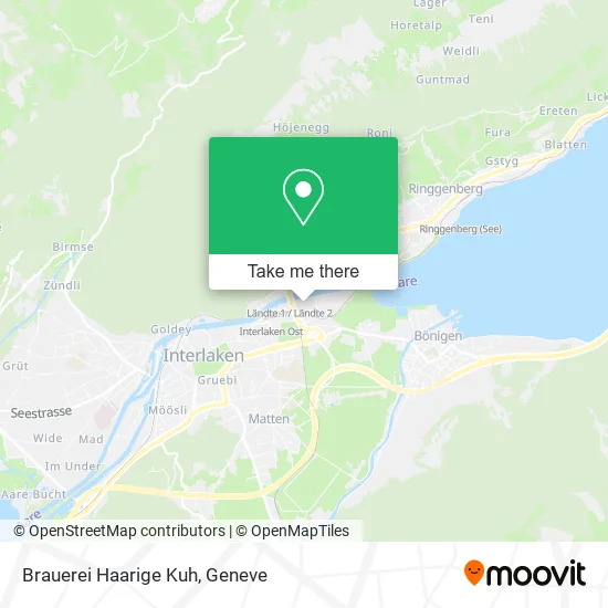Brauerei Haarige Kuh map