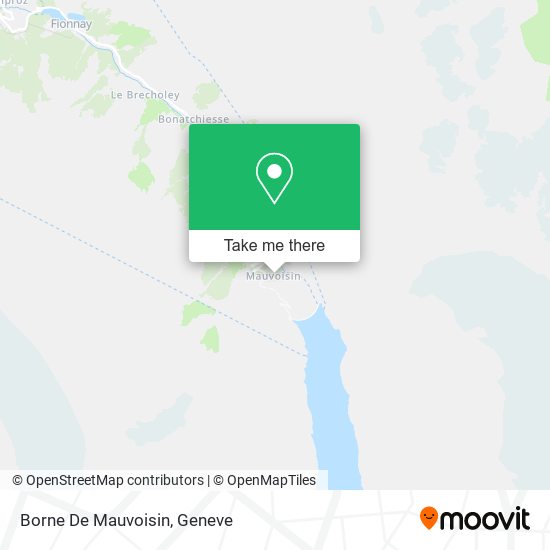 Borne De Mauvoisin map