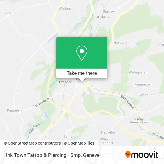 Ink Town Tattoo & Piercing - Smp map