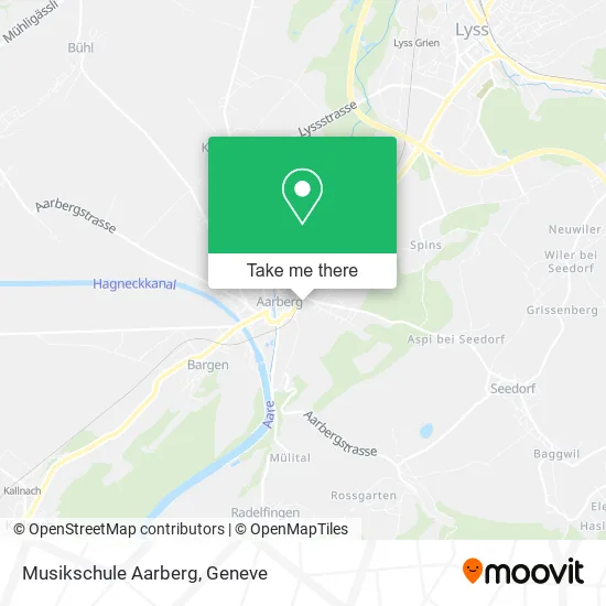 Musikschule Aarberg map