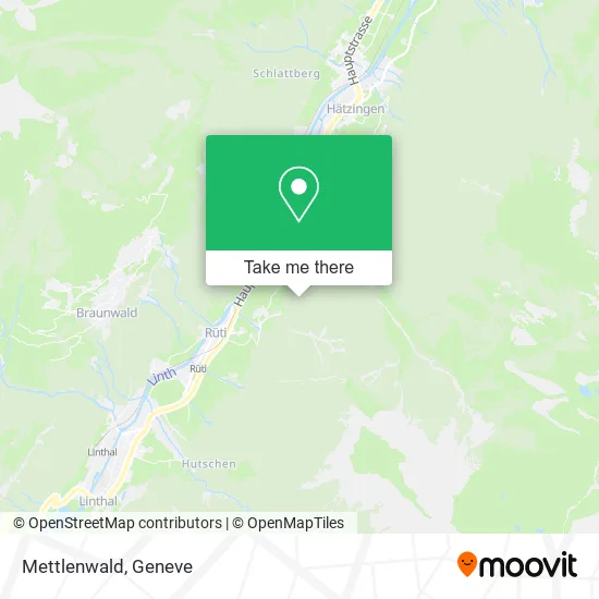 Mettlenwald map