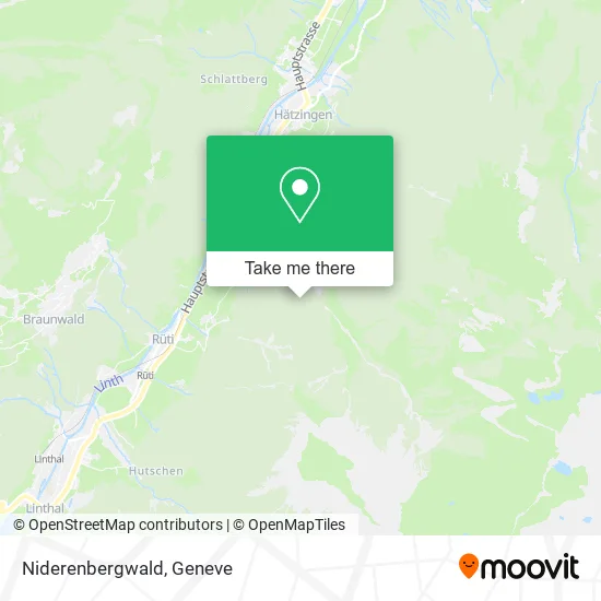 Niderenbergwald map