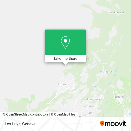 Les Luys map